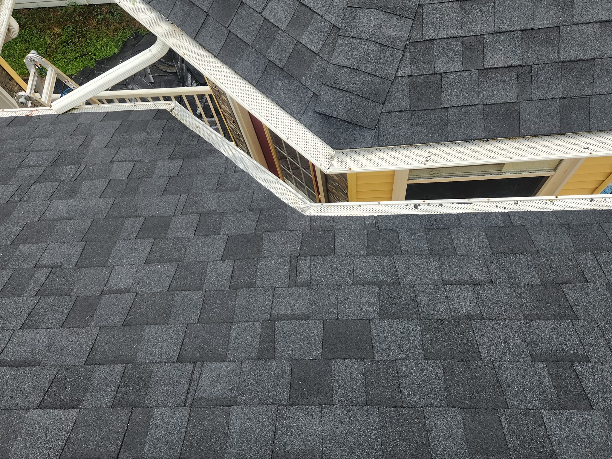 Completed roofing project